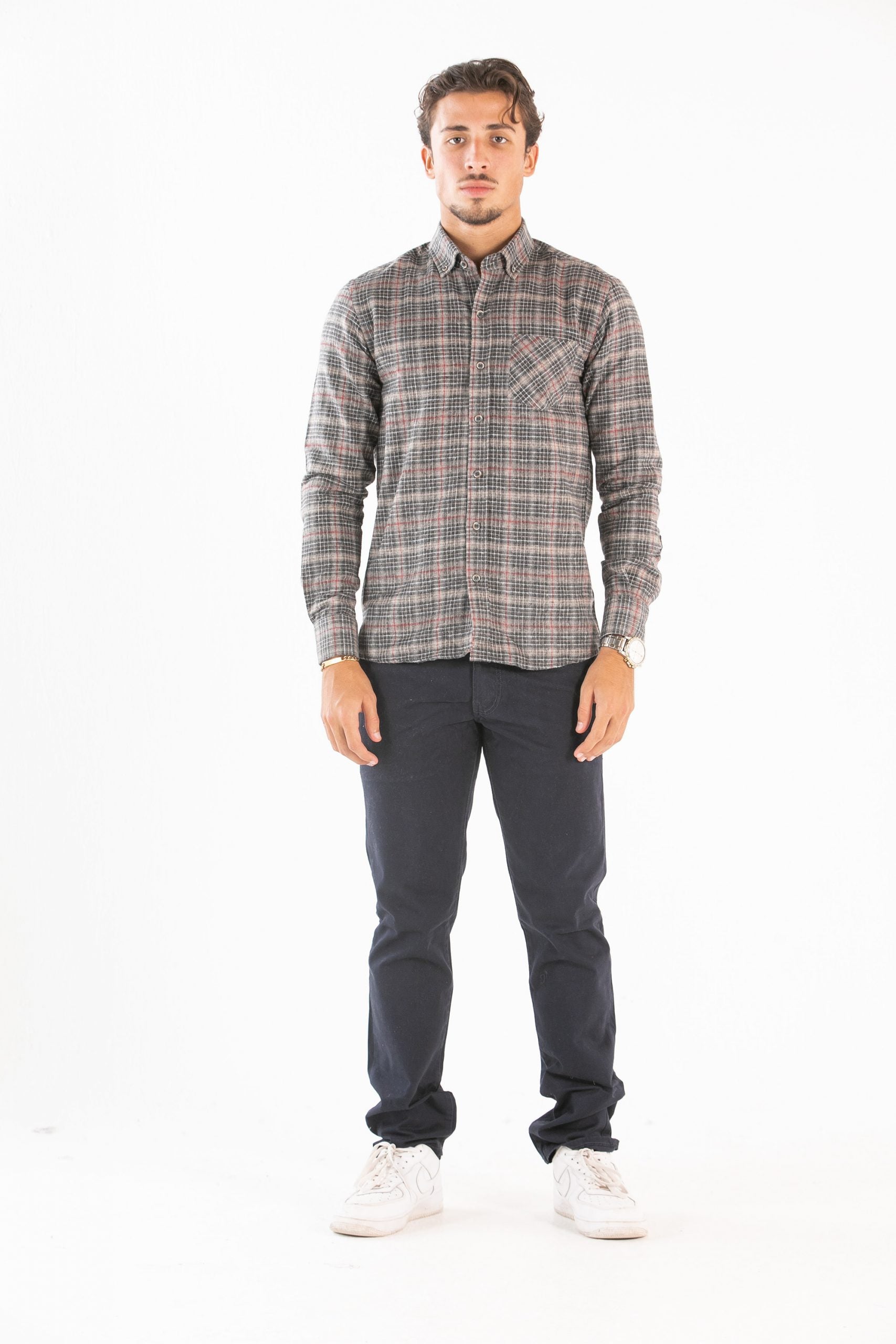 Scottish Flannel In Shades Of Grey