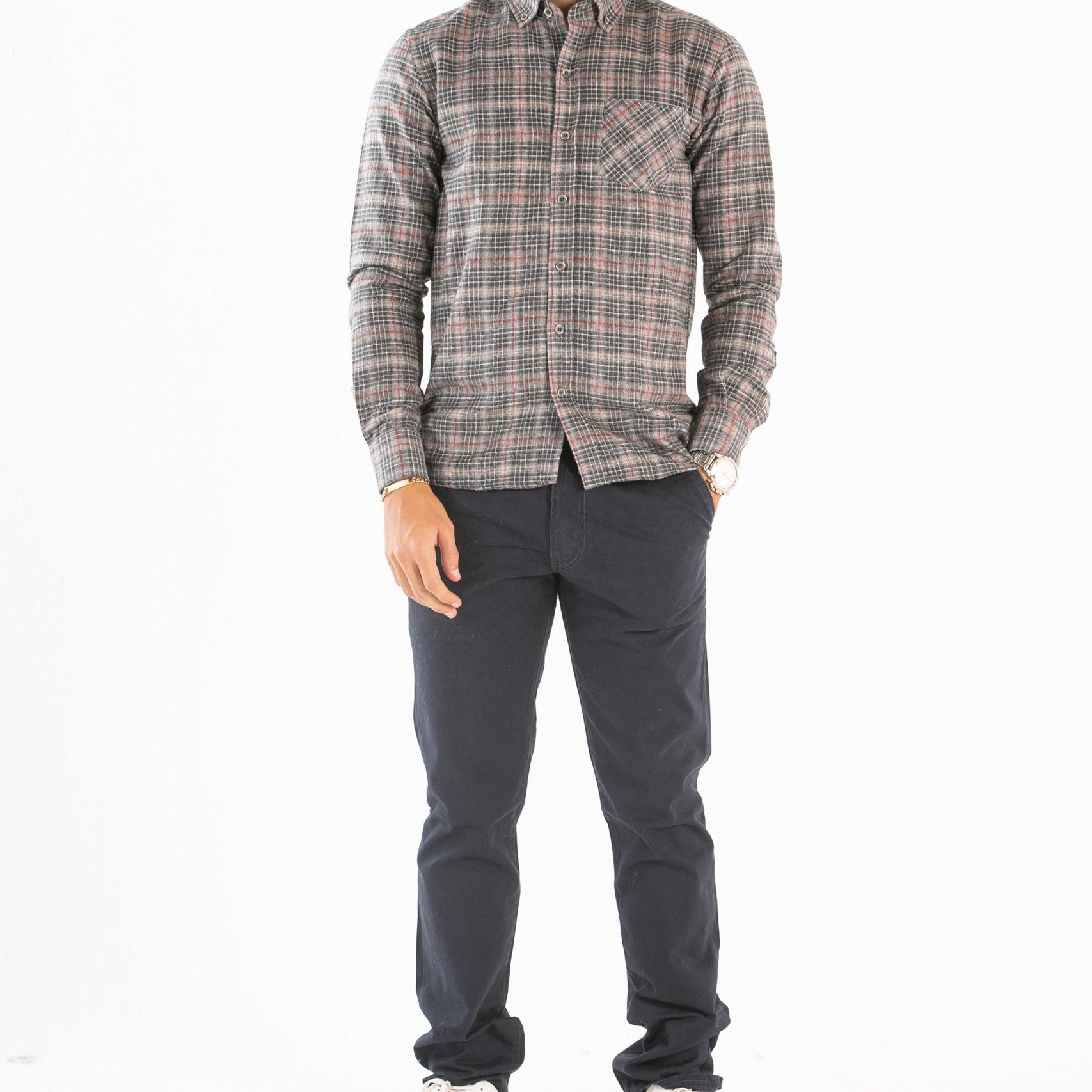 Scottish Flannel In Shades Of Grey