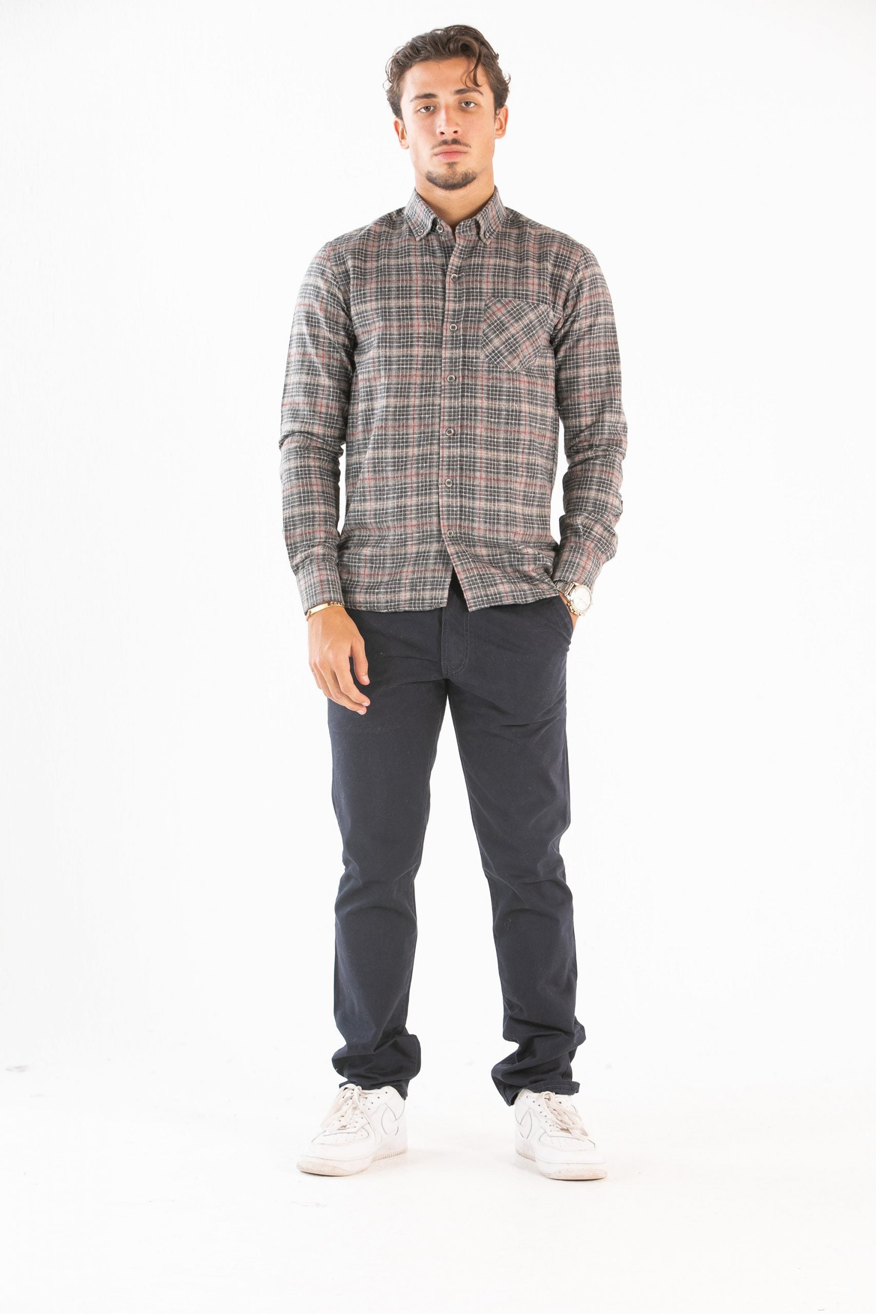 Scottish Flannel In Shades Of Grey