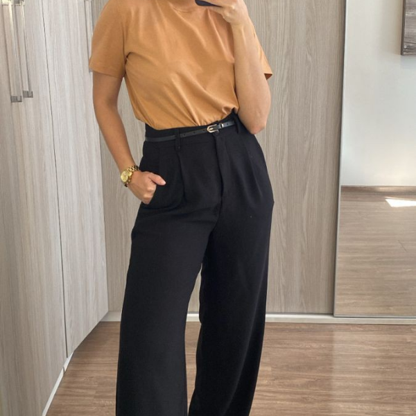 Old Money Pants In Black