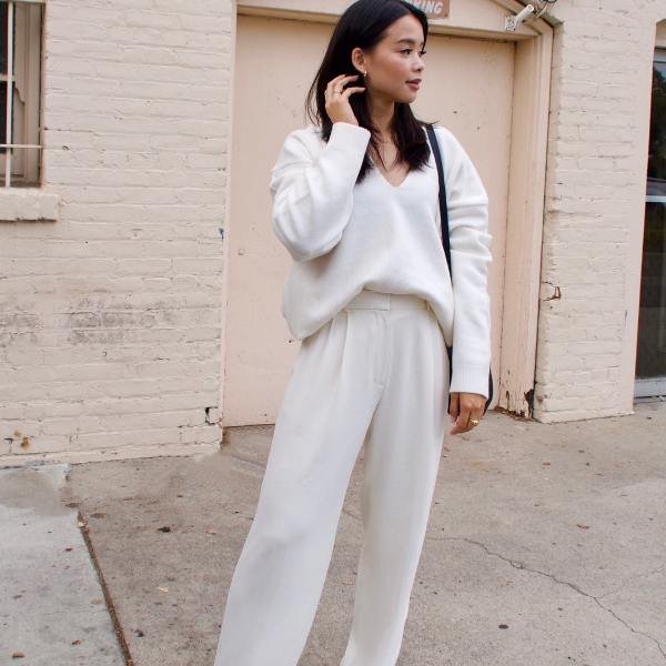 Old Money Pants in White