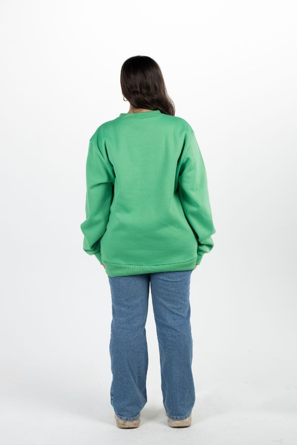 NBA Oversized Crewneck In Green - FYI