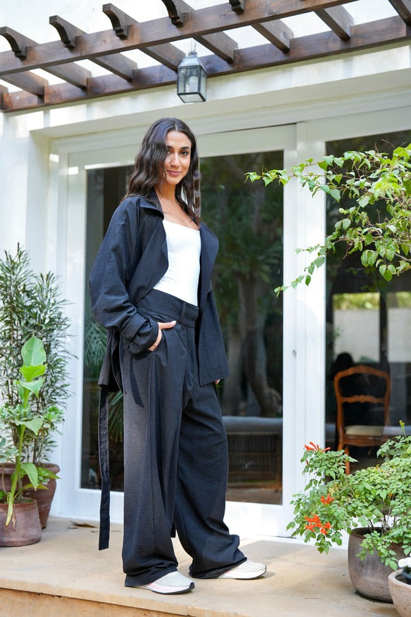 Black Suede Set
