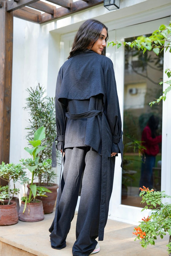 Black Suede Set