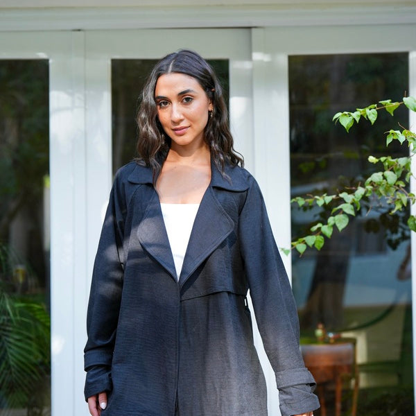 Suede Jacket In Black