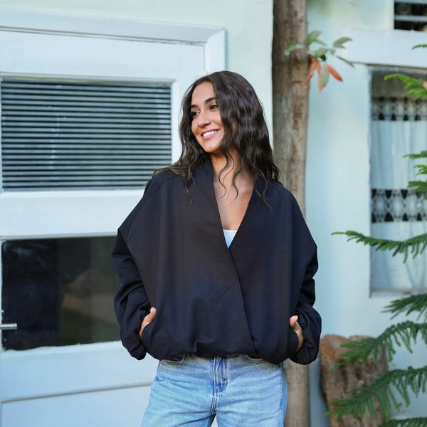 Black Bomber Jacket