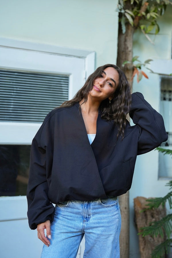 Black Bomber Jacket