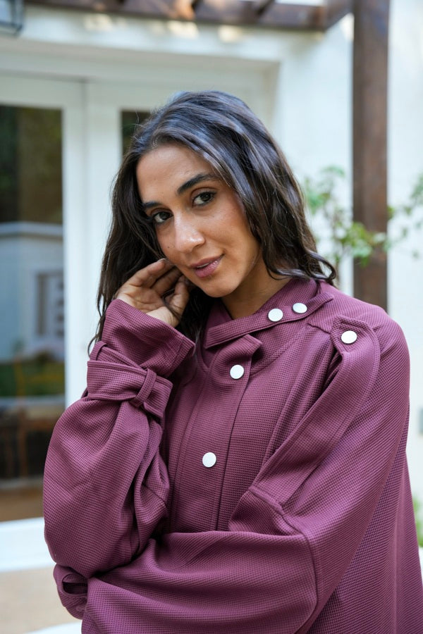 Oversized Burgundy Shirt