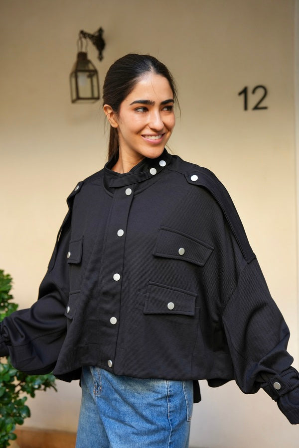 Oversized Black Shirt