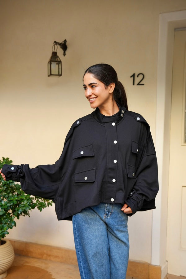 Oversized Black Shirt