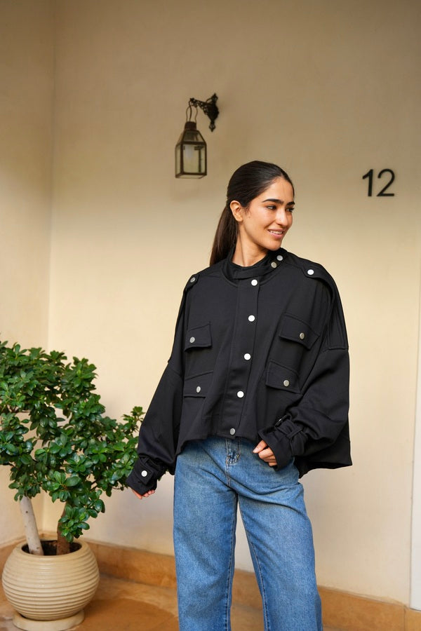 Oversized Black Shirt