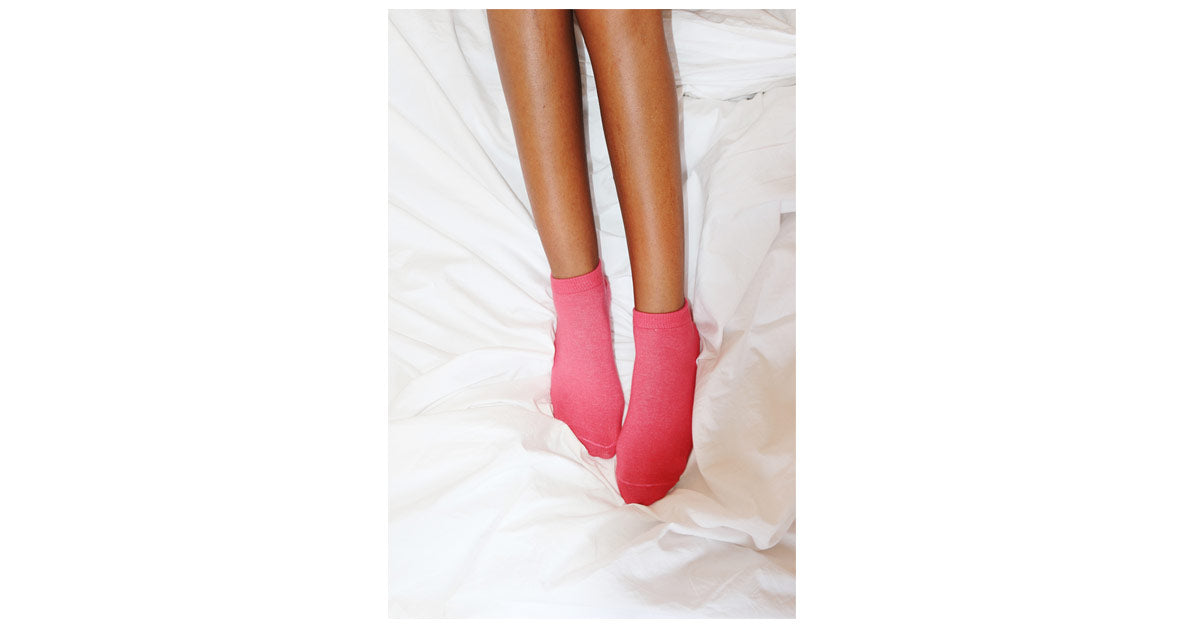 Melon Pink Socks