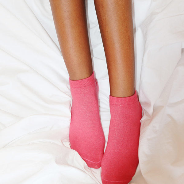 Melon Pink Socks