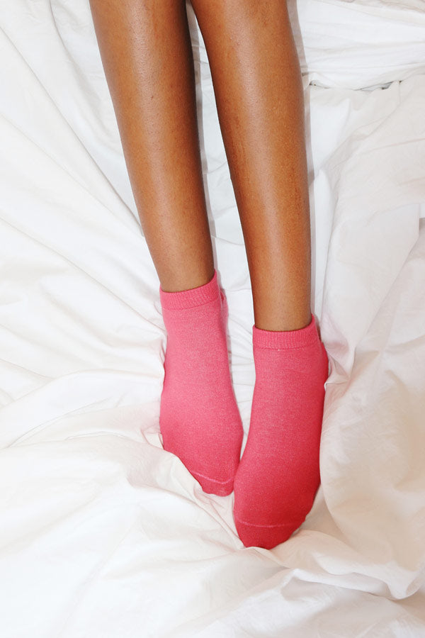 Melon Pink Socks