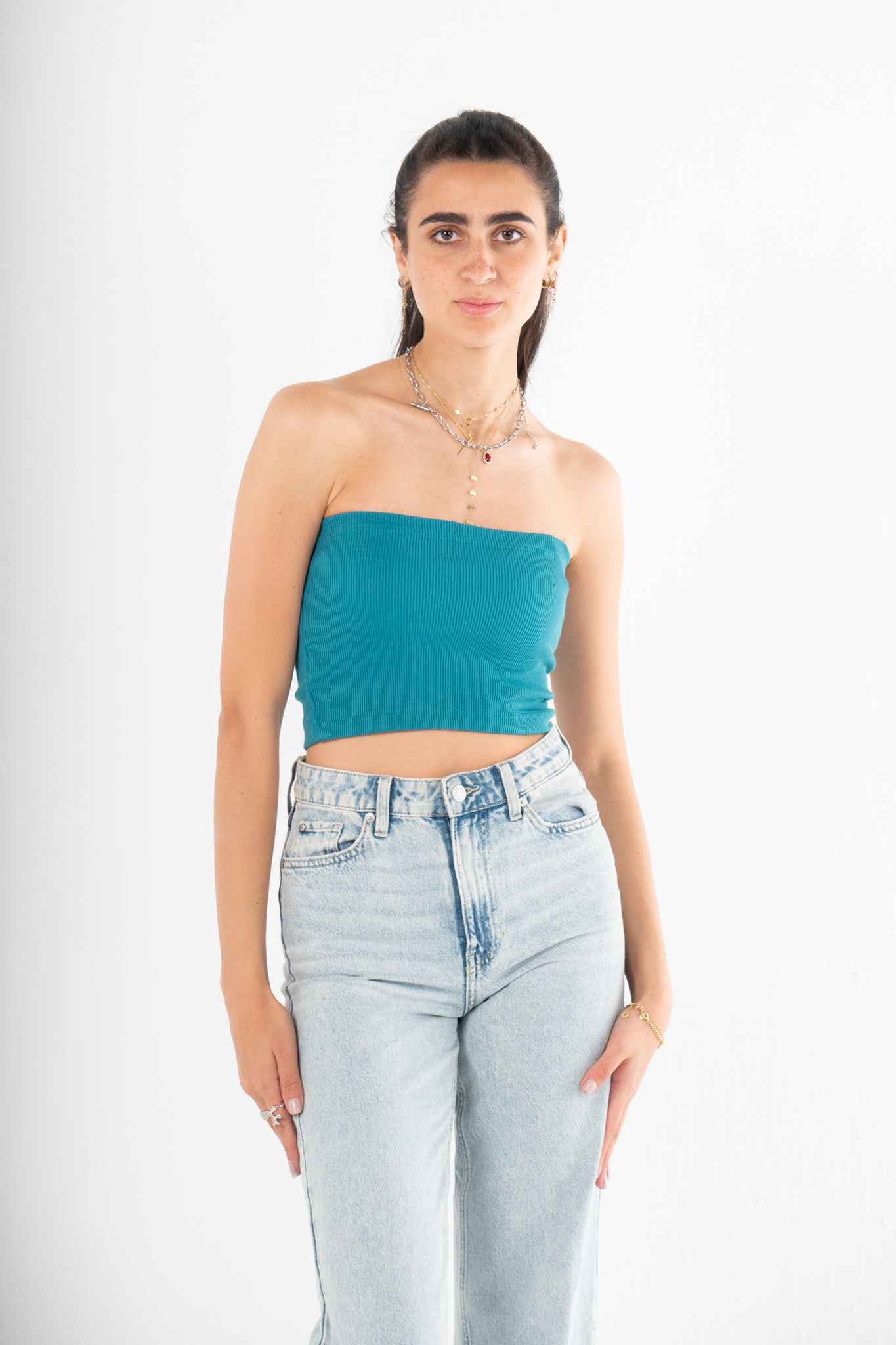 The Strappy Basic In Turquoise