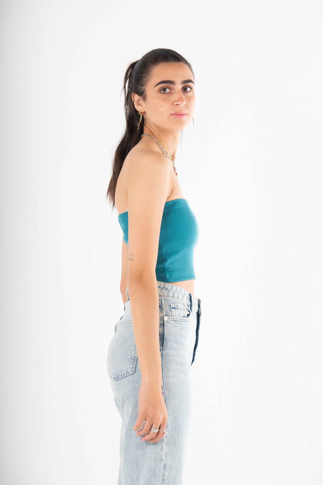 The Strappy Basic In Turquoise