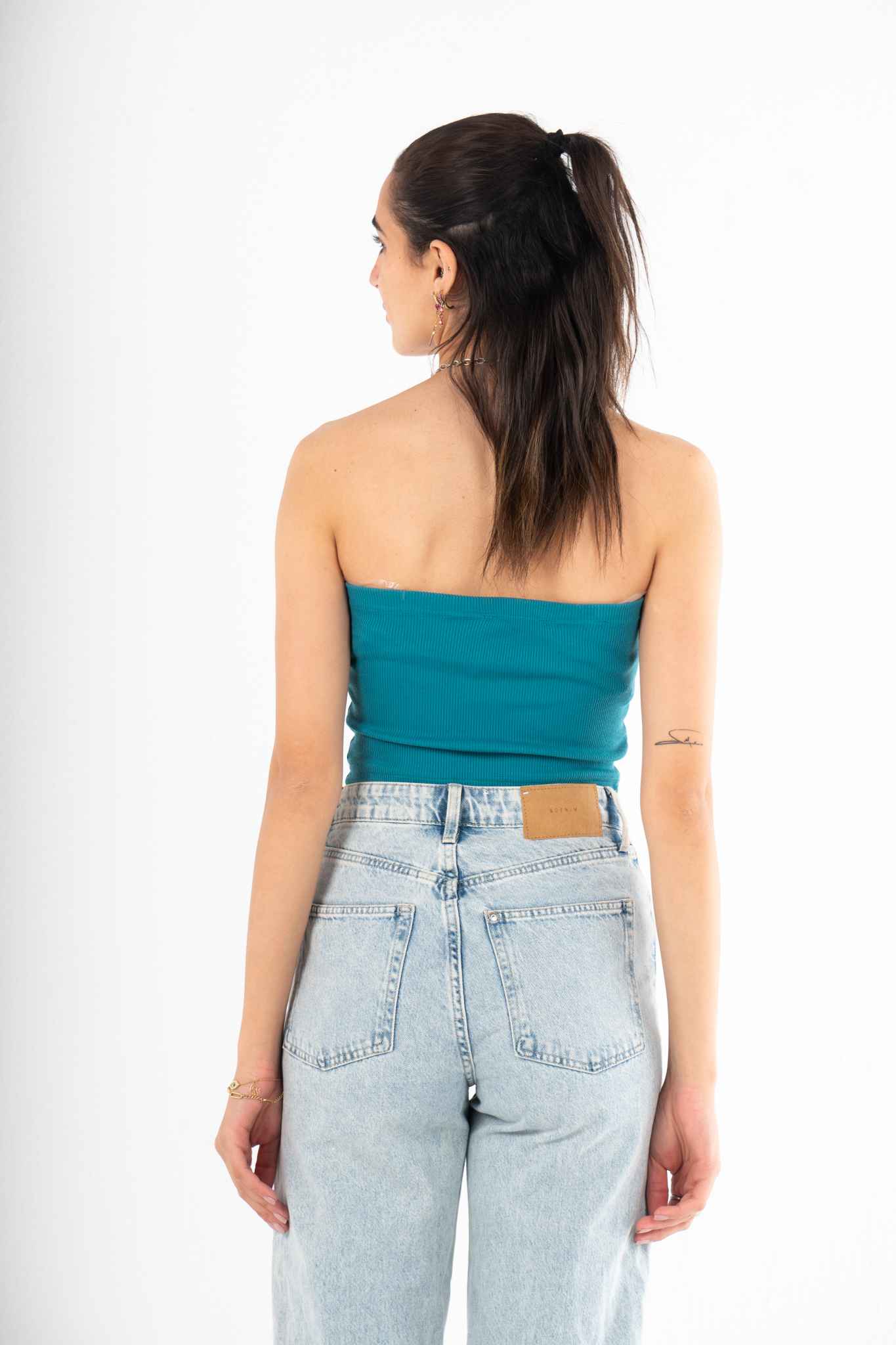 The Strappy Basic In Turquoise