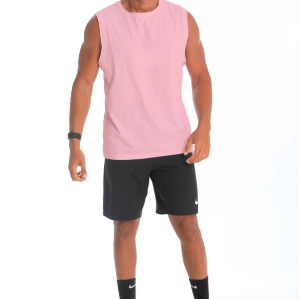 Closed Tank Top In Pink