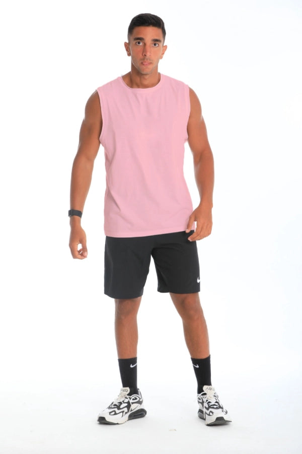 Closed Tank Top In Pink