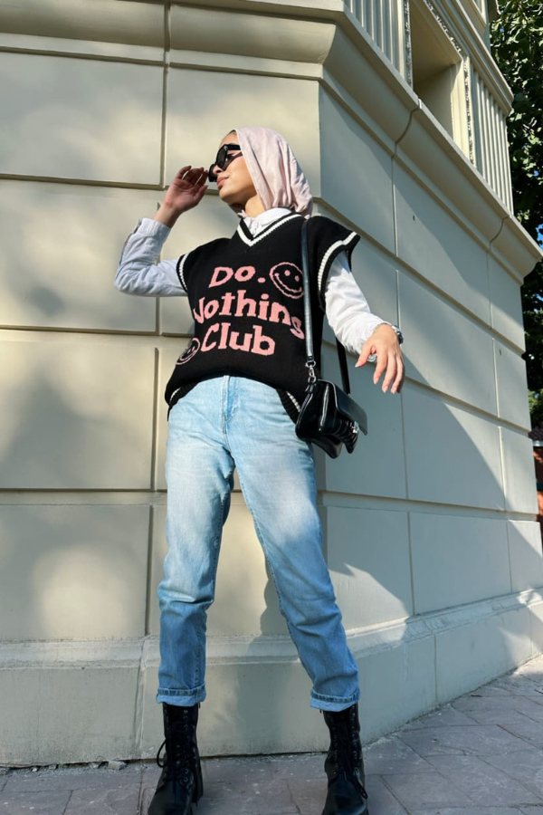 Do Nothing Club Knitted Vest