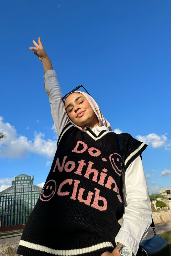 Do Nothing Club Knitted Vest