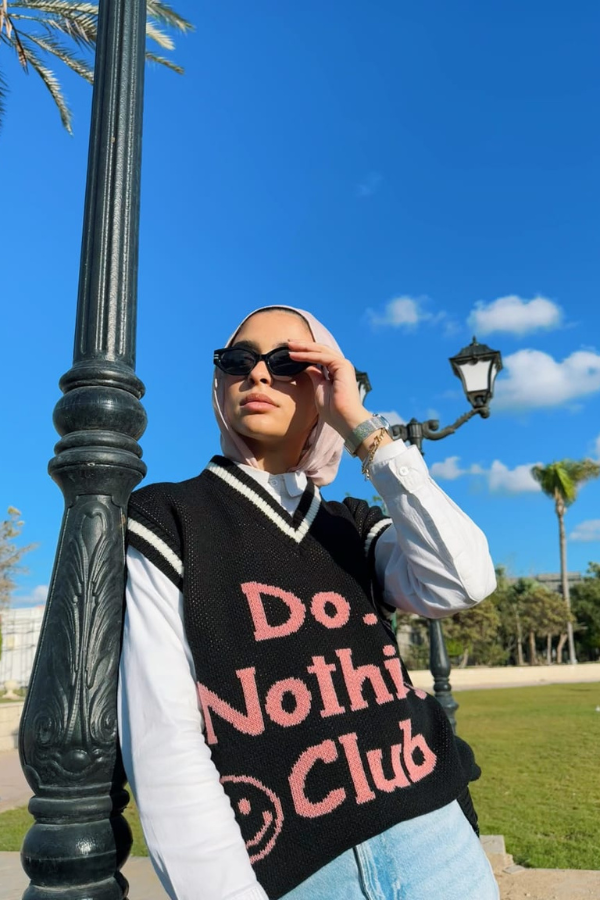 Do Nothing Club Knitted Vest