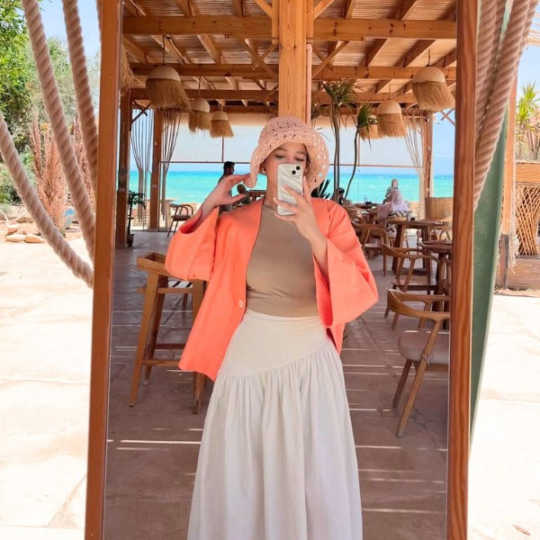 Basic White Skirt