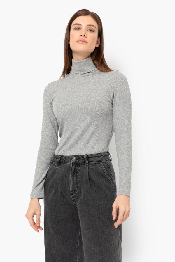 90s Funk Turtleneck In Grey
