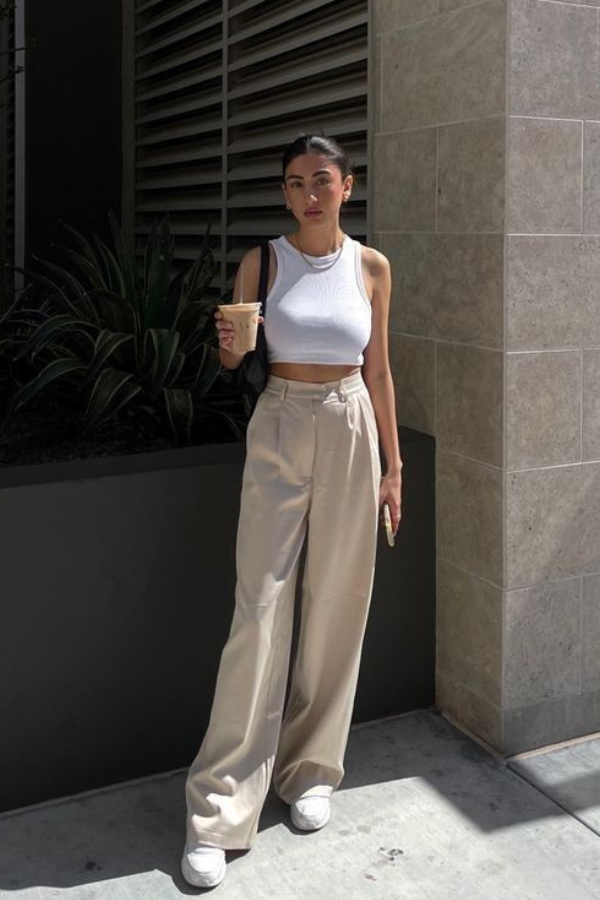 Old Money Pants In Beige