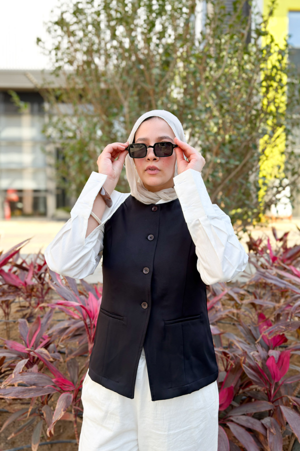 Classic Vest In Black