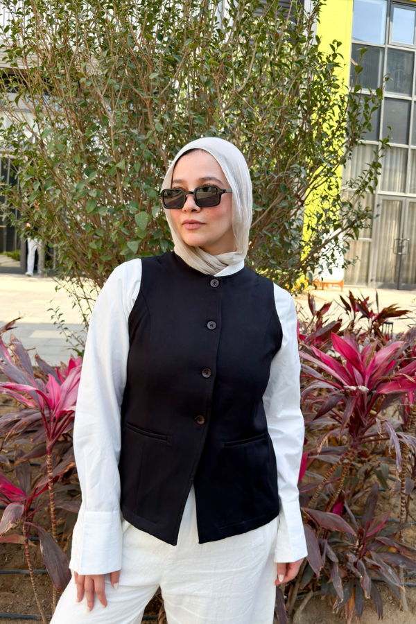 Classic Vest In Black