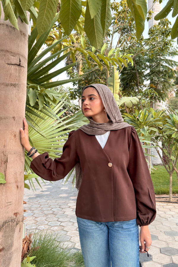 Puff Brown Shirt