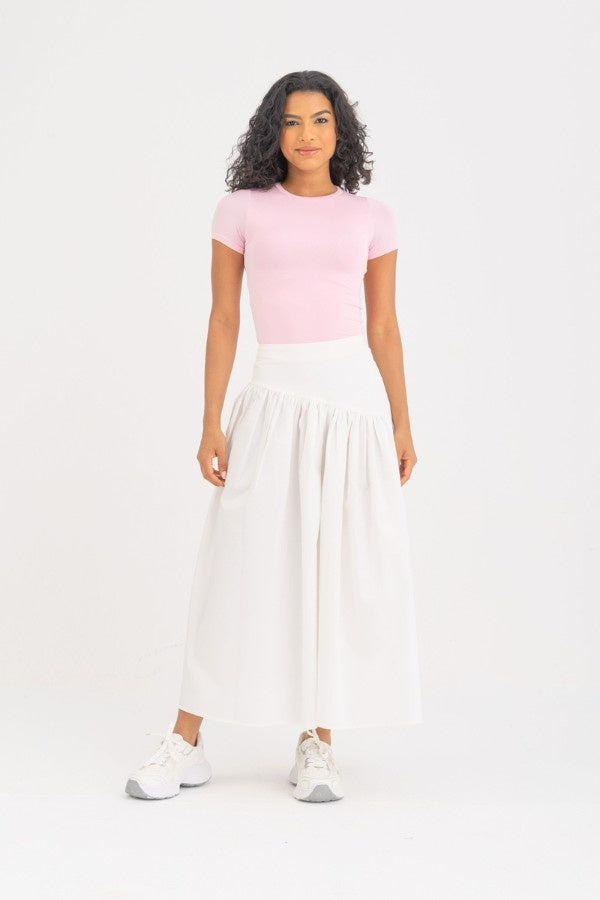 Basic White Skirt