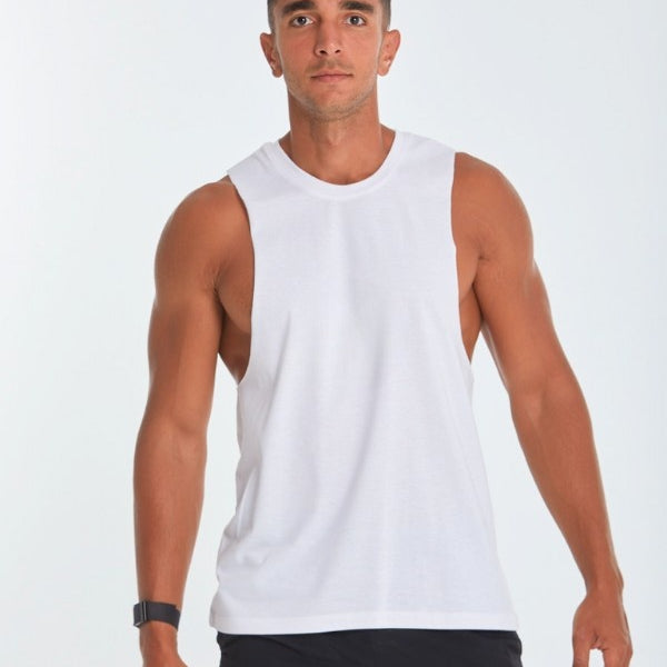 Open Tank Top In White