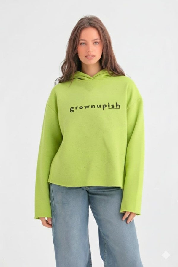 Grownupish Dotted Hoodie
