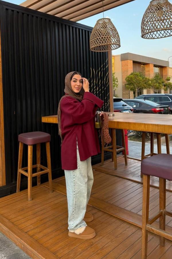 Everyday Burgundy Top
