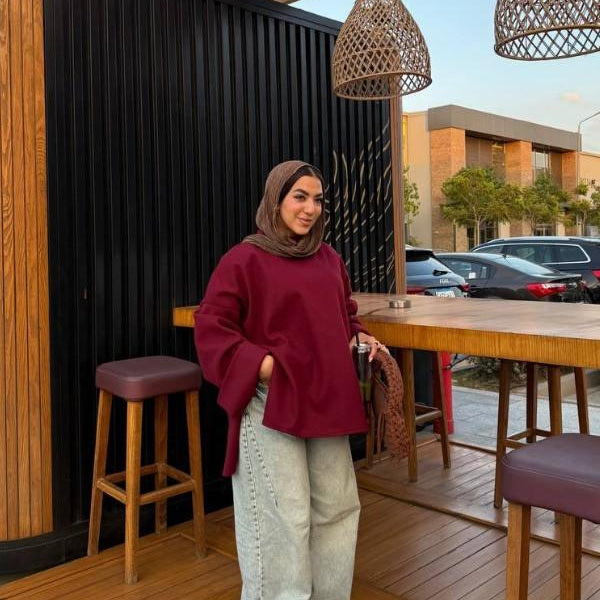 Everyday Burgundy Top