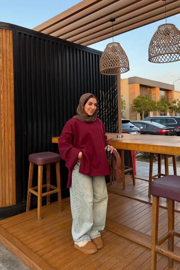 Everyday Burgundy Top