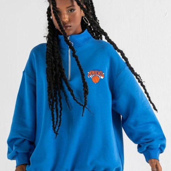 Knicks Zip Up Hoodie