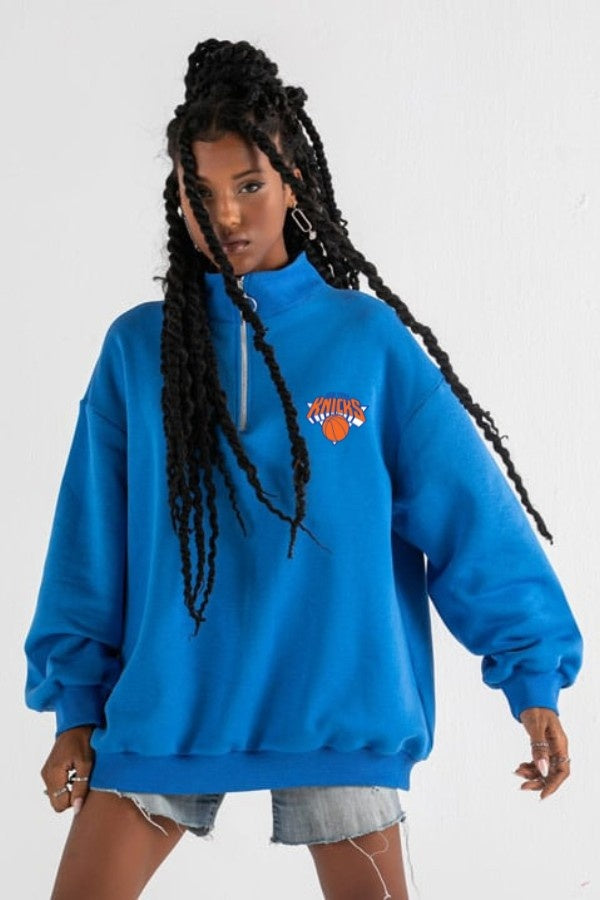 Knicks Zip Up Hoodie