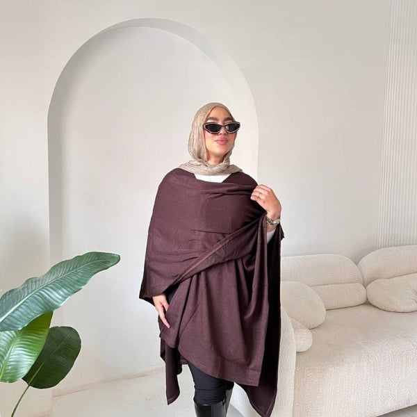 Oversized Brown Cape