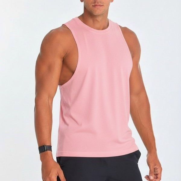 Open Tank Top In Pink
