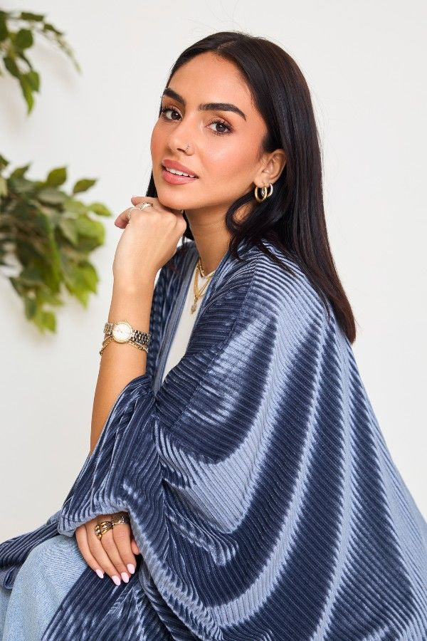 Grey Velvet Kaftan