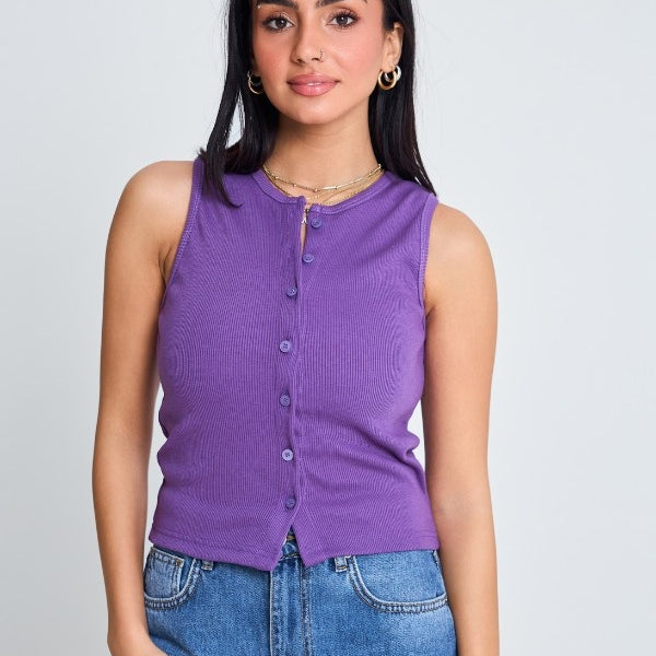 Basic Purple Tank Top