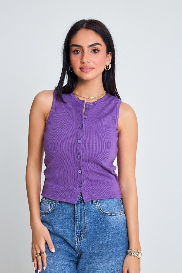 Basic Purple Tank Top