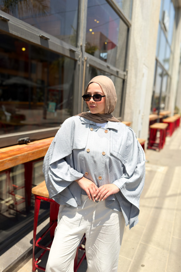Grey Cape Shirt