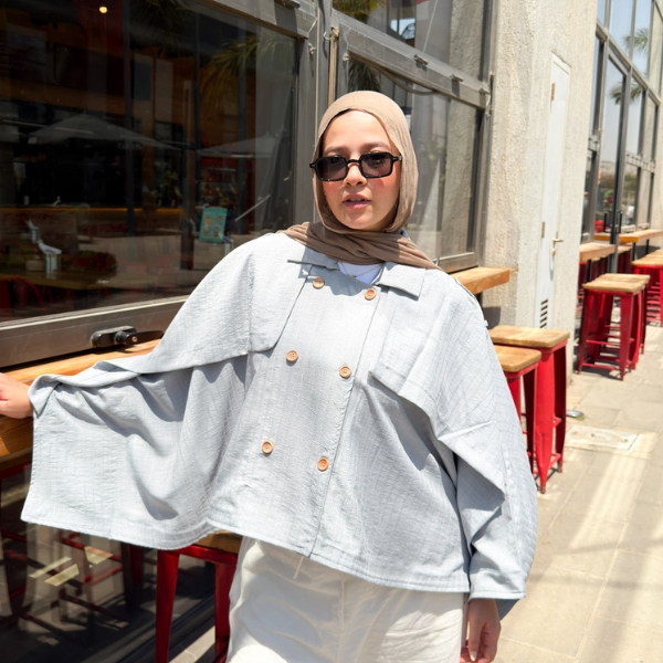 Grey Cape Shirt