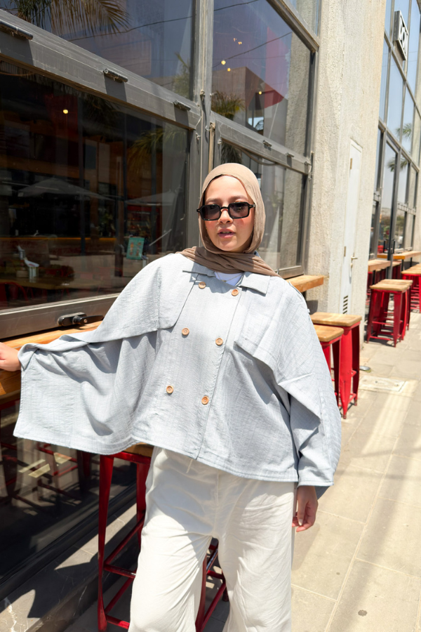 Grey Cape Shirt