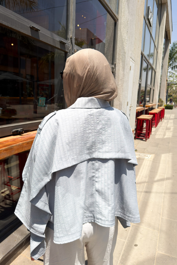 Grey Cape Shirt
