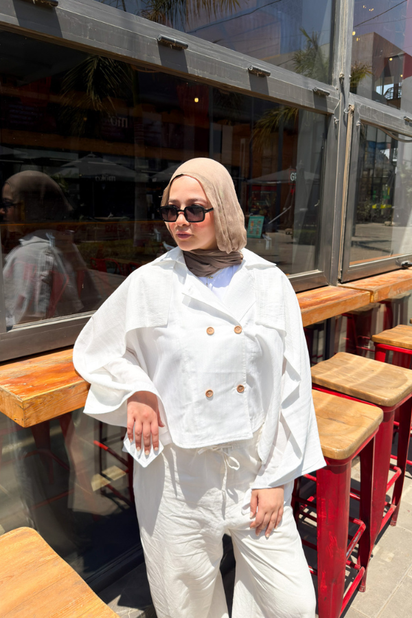 White Cape Shirt